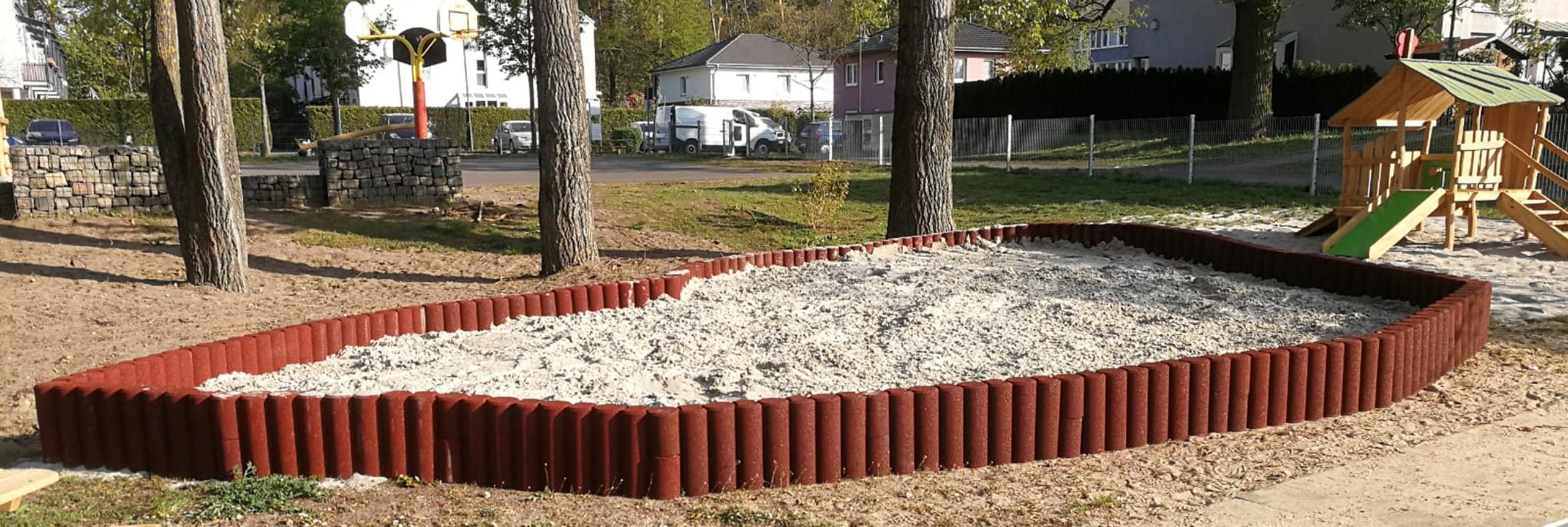 Sandkasteneinfassung